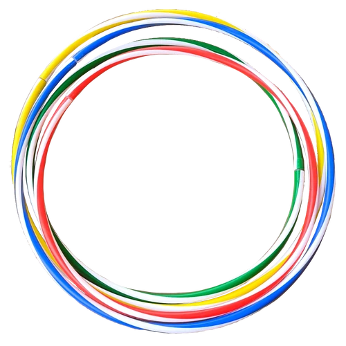 Tornakarika / hulahopp karika, műanyag, 65 cm S-SPORT ECONOMY - SportSarok