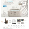 Kép 2/9 - Masszázsmedence, 6 személyes Mobil Jacuzzi PureSpa Chevron Deluxe INTEX 28472 - SportSarok