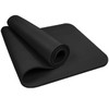 Kép 2/6 - Jóga szőnyeg / fitnesz szőnyeg, vastag, fekete SPRINGOS NBR-Sportsarok