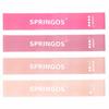Kép 3/7 - Erősítő (ellenállás) gumiszalag készlet, 4 db-s SPRINGOS PINK MINI BAND-Sportsarok