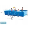 Kép 1/4 - Intex fémvázas medence szett vízforgatóval 450x220 cm-es - 28274  - SportSarok
