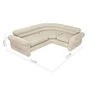 Kép 3/4 - Felfújható sarokkanapé, bézs INTEX CORNER SOFA-Sportsarok