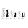 Kép 2/3 - Kültéri sakk készlet, 40 cm-s CHESSMASTER