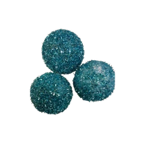 csillámos fenyőfa dísz kék