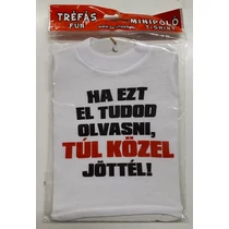 mini üveg póló