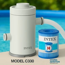 Vízforgató, papírszűrős - INTEX 26602 - SportJátékShop