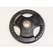 Súlytárcsa, 31 mm, gumírozott, 2,5 kg S-SPORT