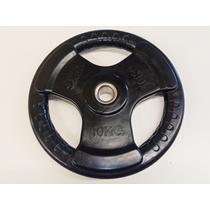 Súlytárcsa, 31 mm, gumírozott, 10 kg S-SPORT