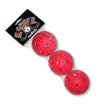 Floorball verseny labda szett, piros ACITO
