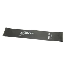 S-SPORT Mini Band Erősítő gumiszalag, fekete - SportSarok