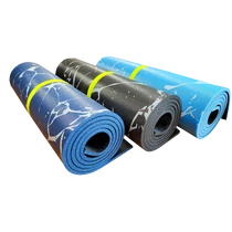Polifoam kempingmatrac, 8 mm-s, egyrétegű, fekete S-SPORT