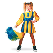 Cheerleader ruha sárga/kék - CARNEVAL 11237 - SportSarok