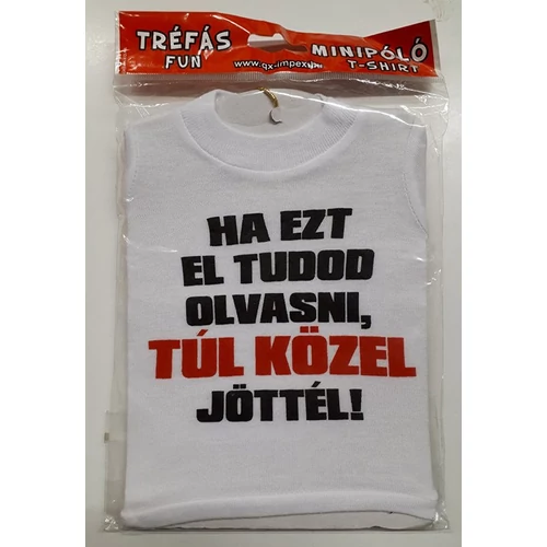 mini üveg póló