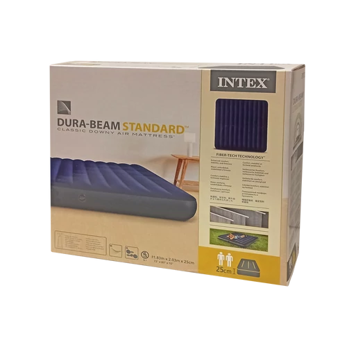 Felfújható ágy 203x183x25 cm INTEX DURA BEAM-SportSarok