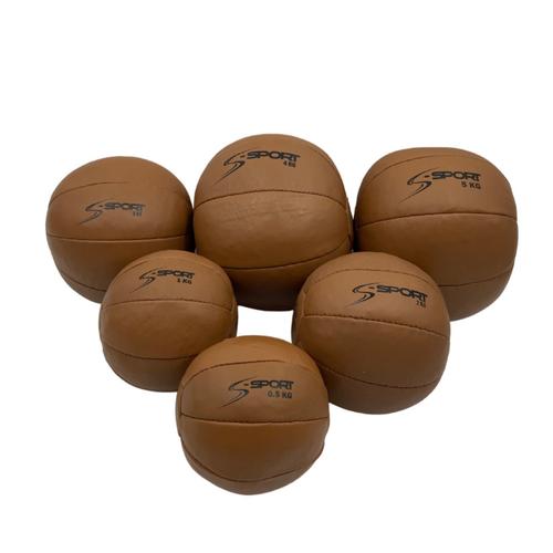 S-Sport bőr medicinlabda 1 kg-s - SportJátékshop