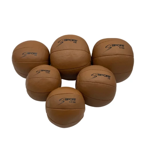 S-SPORT CLASSIC Bőr medicinlabda, 3 kg - SportJátékShop