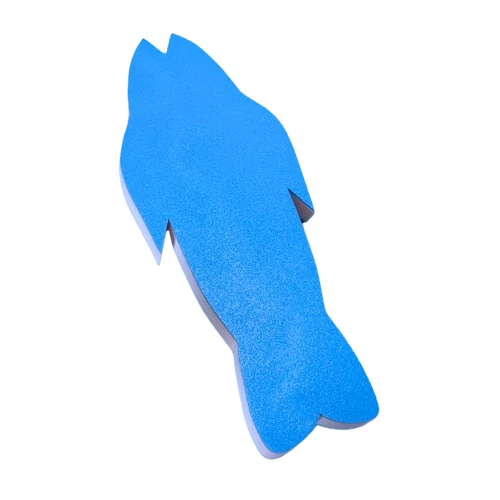 Hal alakú polifoam úszódeszka, S-es, 45X28X4cm S-SPORT - SportJatekShop