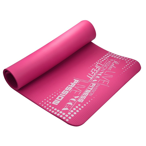Gimnasztikai (jóga) szőnyeg 100x60x1 cm LIFEFIT JUNIOR pink-Sportsarok