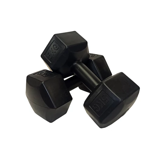 PVC kézisúlyzó, hatszögletű 2x5 kg SPARTAN - SportSarok