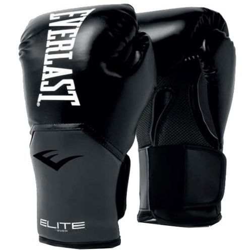 Everlast Bokszkesztyű 8 unciás, Fekete - Elite Training Gloves