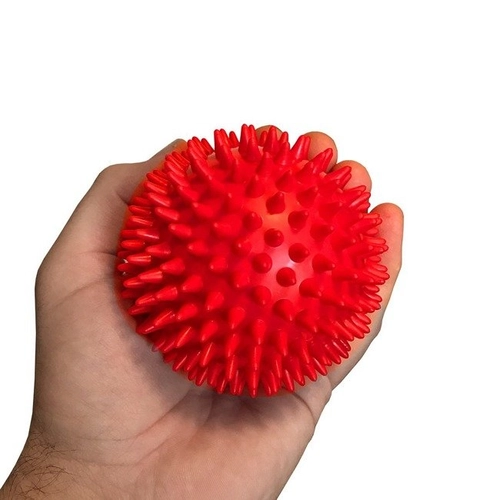 Masszírozó labda, piros 7 cm S-SPORT - SportSarok