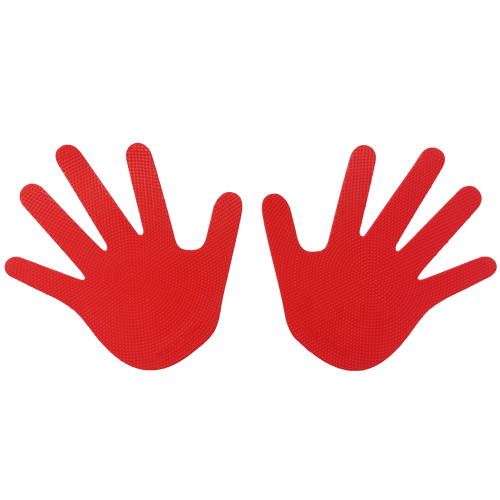 Gumi padlójelölő, piros kéz - TREMBLAY - SportSarok
