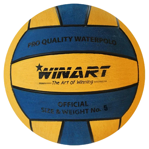 Vízilabda, felnőtt, 5-s méret, kék-sárga WINART - SportSarok