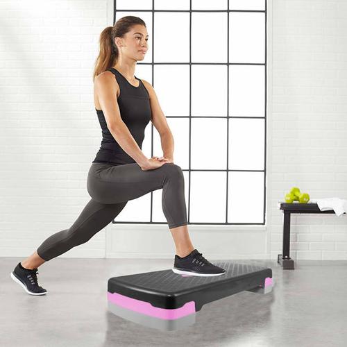 Step pad fekete-rózsaszín SPRINGOS - SportSarok