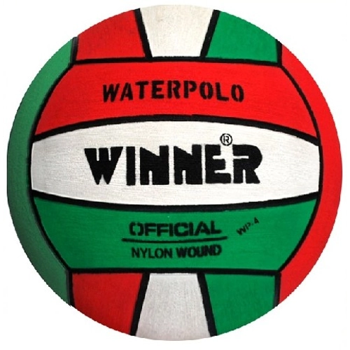 Vízilabda, 4-s méret, piros-fehér-zöld WINNER HUNGARY WP-4 - SportSarok