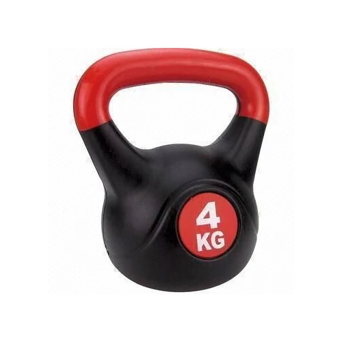 Füles súlyzó - Kettlebell, műanyag, 4 kg SPARTAN - SportSarok