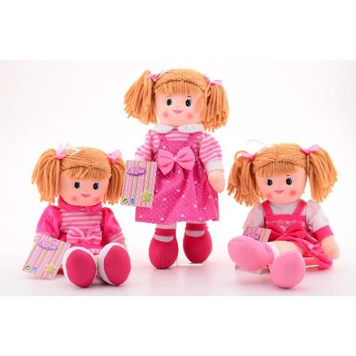 Rongybaba,  40 cm JOHNTOY ROSE - SportSarok