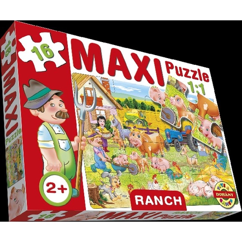 Maxi puzzle 16 db-os - 640 RANCH - SportSarok