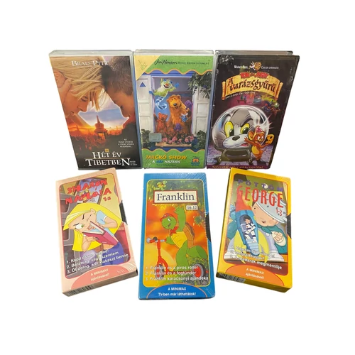 Filmek, mesefilmek vegyesen VHS Filmek, mesefilmek vegyesen VHS