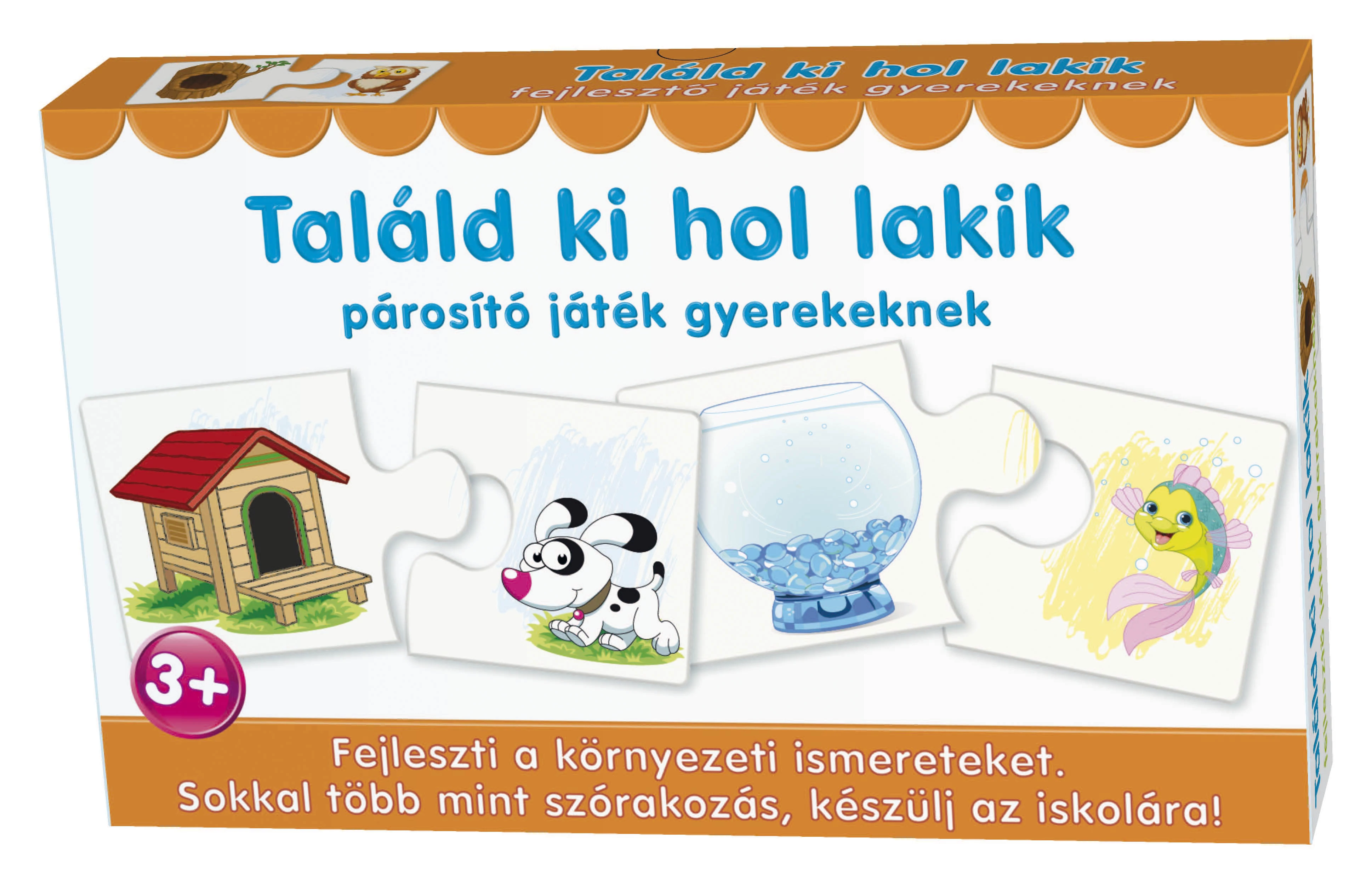 Párosító játék: Találd ki hol lakik