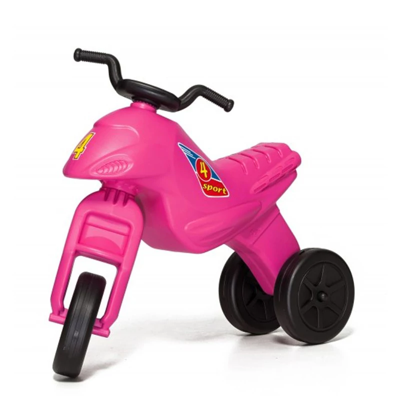 Lábbal hajthatós kismotor, Pink SUPER BIKE 4 MAXI - 143