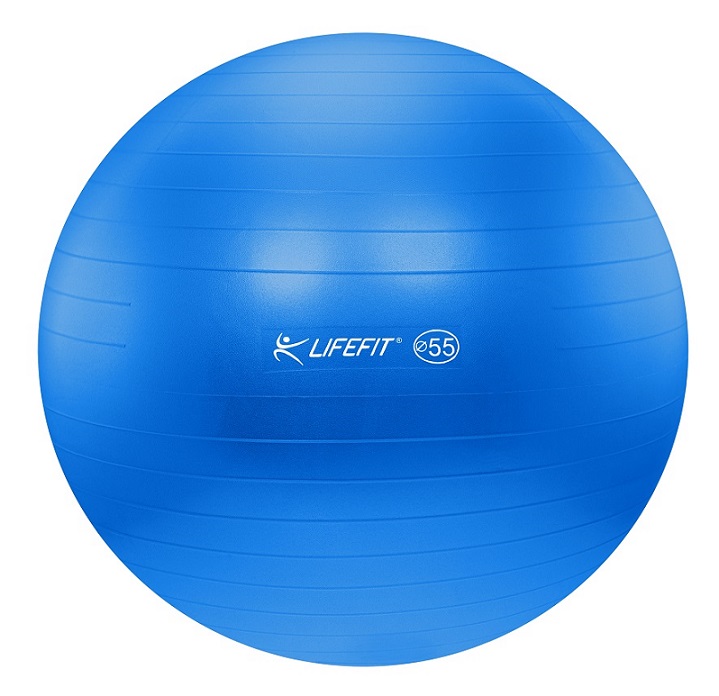 Gimnasztikai labda, kék, 55 cm LIFEFIT 