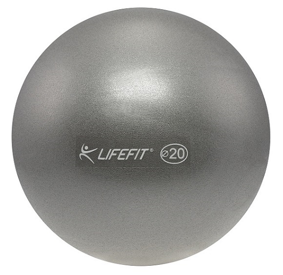 Over ball (soft ball, pilates labda) LIFEFIT 20 cm SILVER