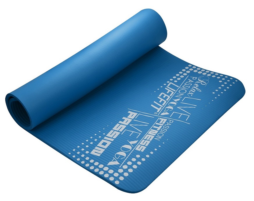 Gimnasztikai (jóga) szőnyeg 100x60x1 cm LIFEFIT JUNIOR kék