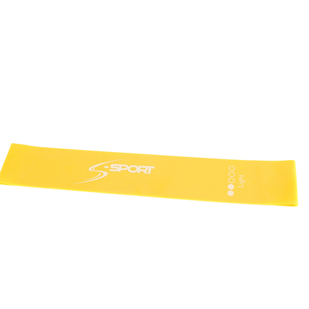 S-SPORT Mini Band Erősítő gumiszalag, sárga, gyenge
