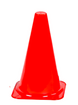 Zárt flexibilis bója,  23 cm, piros S-SPORT