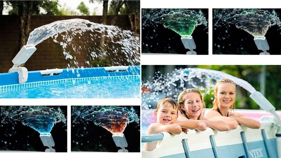 Multicolor LED-es szökőkút és medencevilágítás INTEX