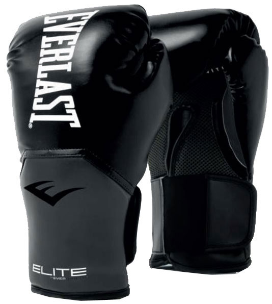 Everlast Bokszkesztyű 8 unciás, Fekete - Elite Training Gloves