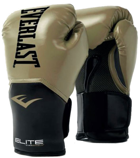 Everlast Bokszkesztyű 10 unciás, Arany - Elite Training Gloves