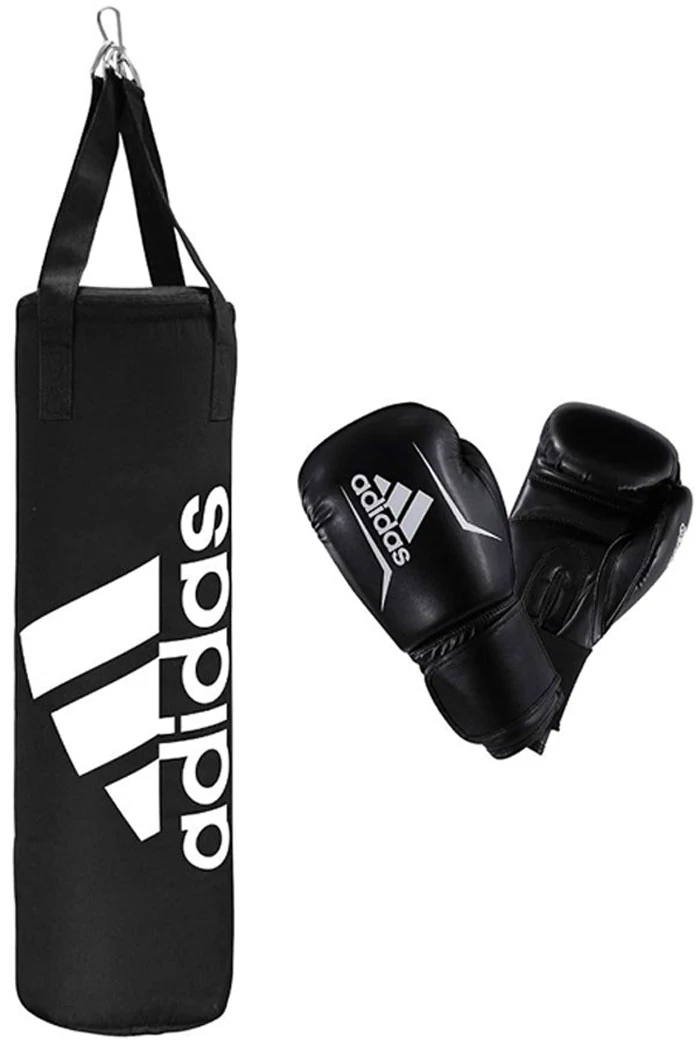 ADIDAS gyerek bokszkészlet - fekete/fehér