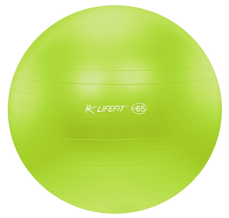 Gimnasztikai labda, zöld, 65 cm LIFEFIT 