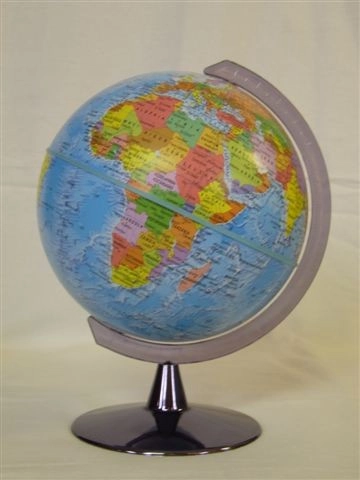 Földgömb, 25 cm - politikai