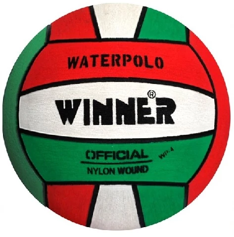 Vízilabda, 4-s méret, piros-fehér-zöld WINNER HUNGARY WP-4