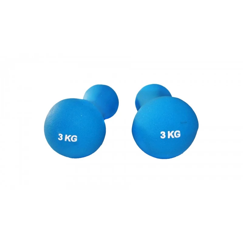Kézisúlyzó 2x3 kg, neopren S-SPORT 1689