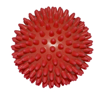 Tüskés masszírozó labda, 7 cm SPARTAN