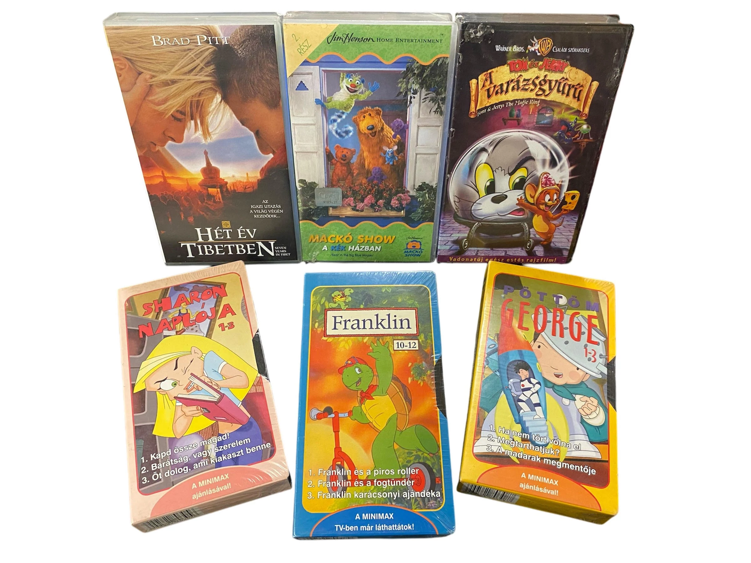 Filmek, mesefilmek vegyesen VHS